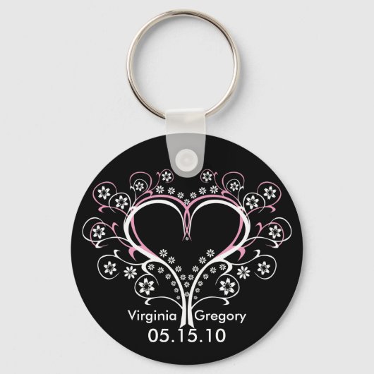 Luister naar mijn Sleutelhangers van het Heart Wed (Voorkant)