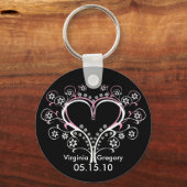 Luister naar mijn Sleutelhangers van het Heart Wed (Voorkant)