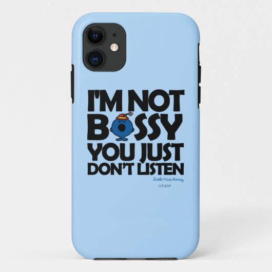 Luister naar Miss Bossy Case-Mate iPhone Case (Achterkant)
