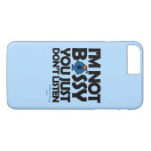 Luister naar Miss Bossy Case-Mate iPhone Case (Achterkant (Horizontaal))