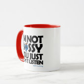 Luister naar Miss Bossy Mok (Voorkant links)