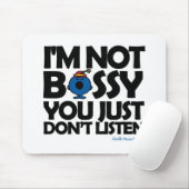 Luister naar Miss Bossy Muismat (Met muis)