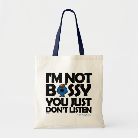 Luister naar Miss Bossy Tote Bag (Voorkant)
