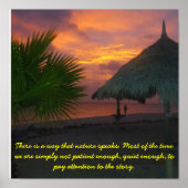 Luister naar Natuur Poster (Voorkant)