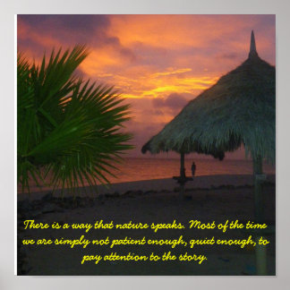 Luister naar Natuur Poster