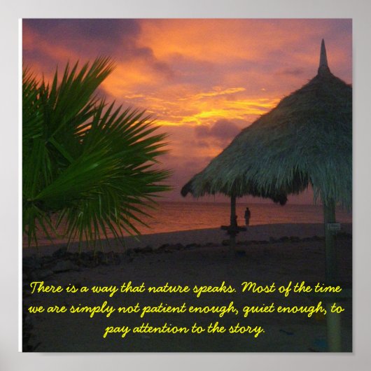 Luister naar Natuur Poster (Voorkant)