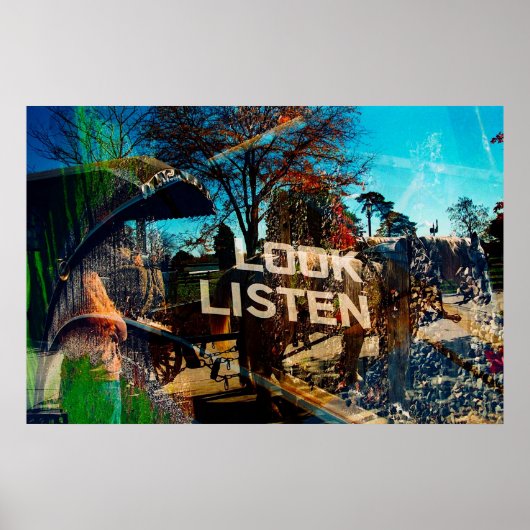 luister naar poster (Voorkant)