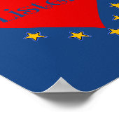 Luister naar Poster Wall Art in Blue with Hearts & (Hoek)