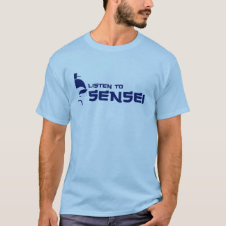 Luister naar Sensei (Navy/Blue) T-shirt