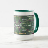 Luister naar uw intuïtiebeker mok (Voorkant rechts)