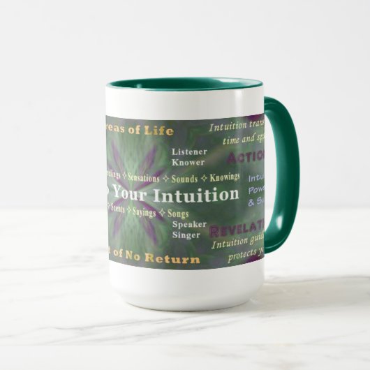 Luister naar uw intuïtiebeker mok (Voorkant rechts)