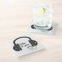 Luister naar uw Soul Glass Onderzetter