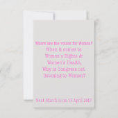 Luister naar vrouwen (2017) kaart (Voorkant)