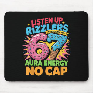 Luister Op Rizzlers Deze Sigma Heeft 67 Aura Energ Muismat