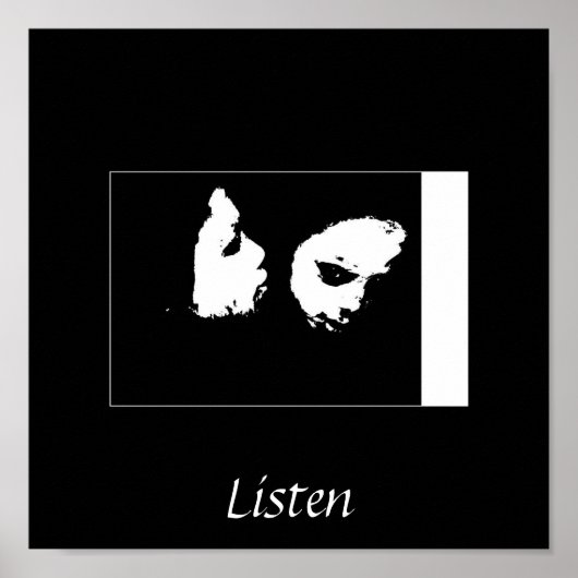 Luister Poster (Voorkant)