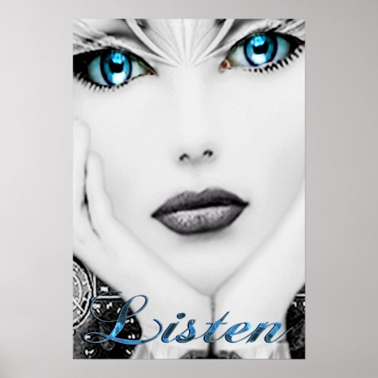 Luister (Poster) Poster (Voorkant)