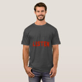 Luister Quote vrienden T-shirt (Voorkant volledig)