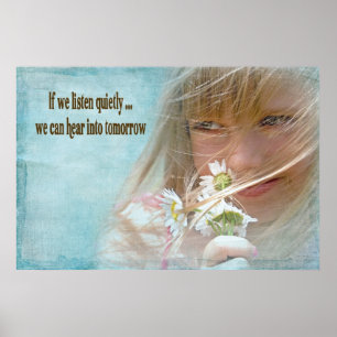 Luister rustig poster