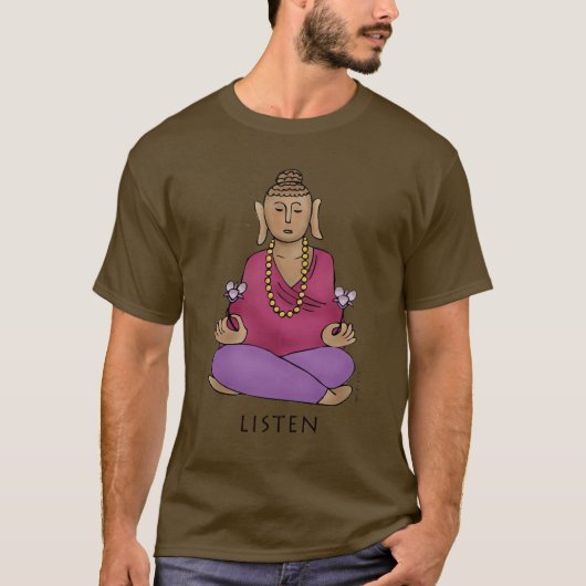 Luister T-shirt (Voorkant)