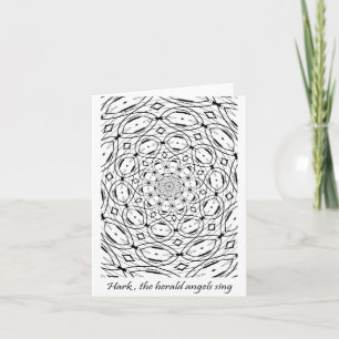 Luister, zingen de Engelen van The Herald Feestdagen Kaart