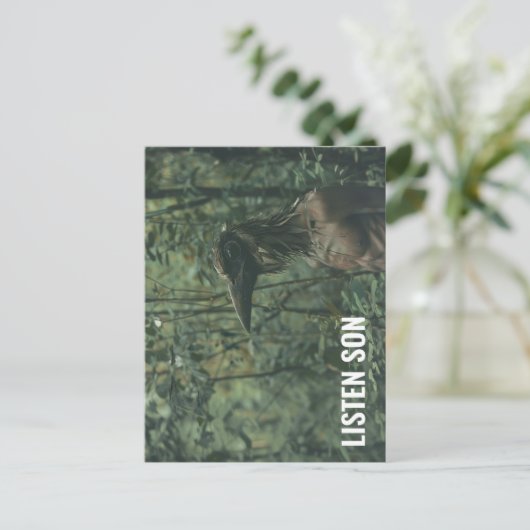 Luister zoon Forest Birdman Briefkaart (Staand voorkant)