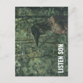 Luister zoon Forest Birdman Briefkaart (Voorkant)