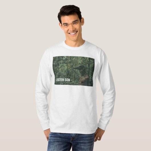 Luister zoon Forest Birdman T-shirt (Voorkant volledig)