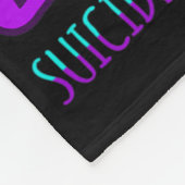 Luister Zorg Liefde Gelukkige Zelfmoord Preventie  Fleece Deken (Hoek)