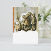 Luisteren bij de dadertijd kaart (Staand voorkant)