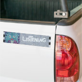 Luisteren Bumpersticker (Op Truck)