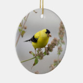 Luisteren Goldfinch Keramisch Ornament (Rechts)