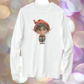 Luisteren Meisje Kerst Elf Vrouwen T-shirt