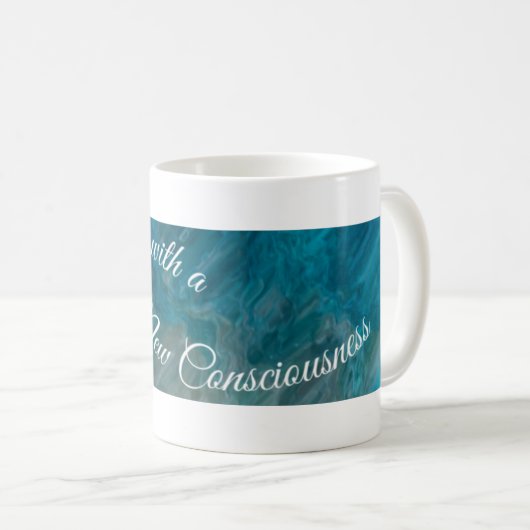 Luisteren met een nieuwe Mok van het Bewustzijn (Voorkant rechts)