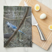 Luisteren naar Blue Jays met vers van Jesaja Theedoek (Quarter Fold)