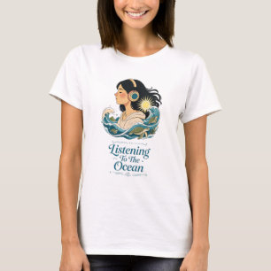 Luisteren Naar De Oceaan T-shirt