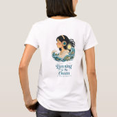 Luisteren Naar De Oceaan T-shirt (Achterkant)