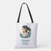 Luisteren Naar De Oceaan Tote Bag (Achterkant)