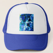 Luisteren naar de radio trucker pet (Voorkant)