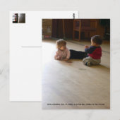 Luisteren naar de talk van het Kind... Briefkaart (Voorkant / Achterkant)