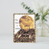 Luisteren naar toekomstig  Briefkaart (Staand voorkant)