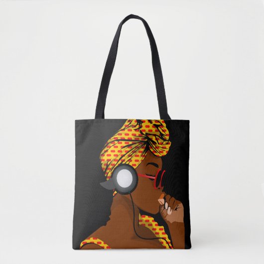 Luisteren naar Tunes Tote Bag (Voorkant)