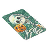 LUISTEREN NAAR UW PUMPKIN, HALLOEEN SKELLY MAGNET MAGNEET (Rechterzijde)