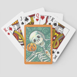 LUISTEREN NAAR UW PUMPKIN, SKELETON DECK CARDS POKERKAARTEN
