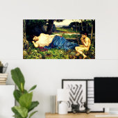 Luisteren naar zijn snoepjes (1911)~ Fine Art Poster (Thuiskantoor)