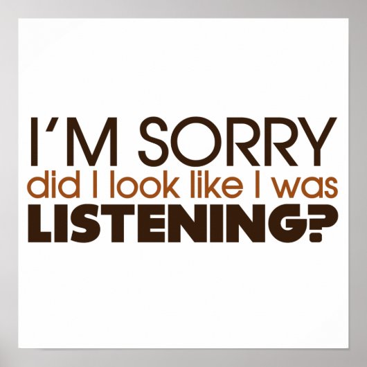 Luisteren Poster (Voorkant)