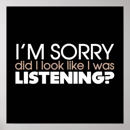 Luisteren Poster (Voorkant)