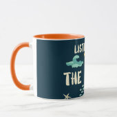 Luisterend naar de oceaan, de Dag van de Aarde, Mok (Links)