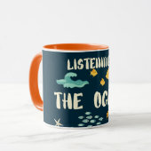 Luisterend naar de oceaan, de Dag van de Aarde, Mok (Voorkant links)