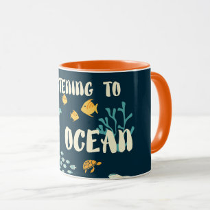 Luisterend naar de oceaan, de Dag van de Aarde, Mok