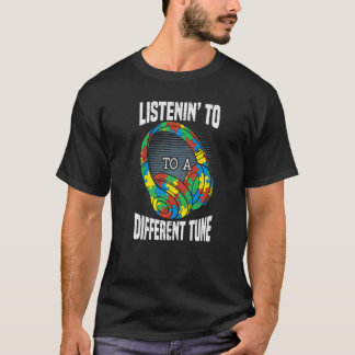 Luisterend Naar Een Andere Toon Autistisch Autisme T-shirt